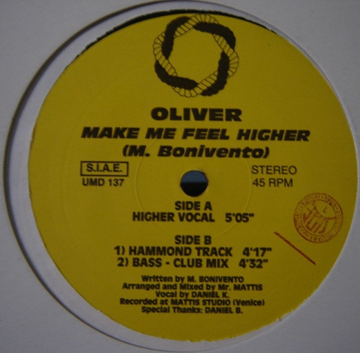 Oliver - Make Me Feel Higher | Underground Music Department (UMD) (UMD 137)