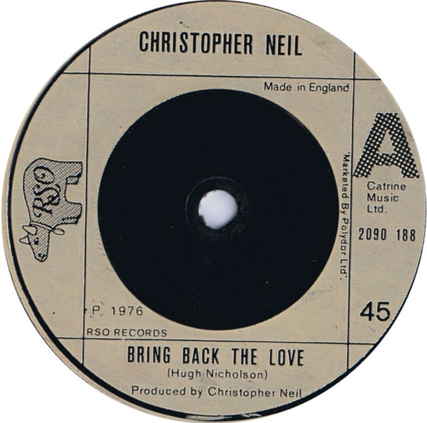 Christopher Neil - Bring Back The Love | RSO (2090 188) - main