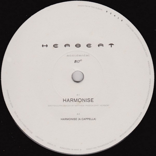 Matthew Herbert - Harmonise / The Movers and The Shakers | !K7 Records (!K7202EP) - 2