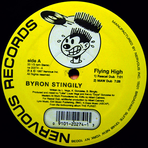 Byron Stingily - Flying High | Nervous Records (20274) - 2