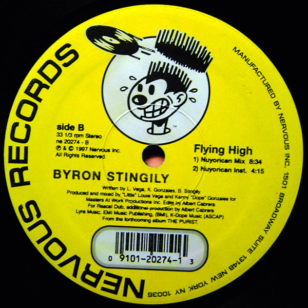 Byron Stingily - Flying High | Nervous Records (20274) - 3
