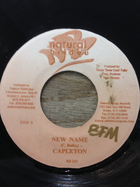 Capleton - New Name | Natural Bridge (NB 230 / NB 231) - 2