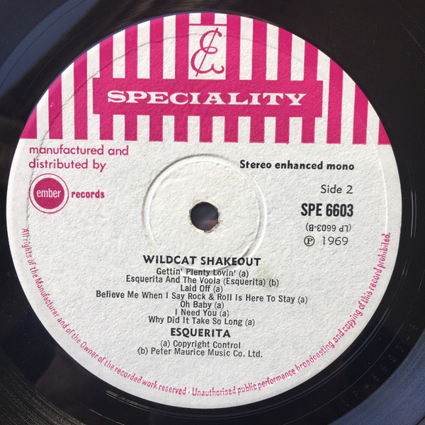 Esquerita - Wildcat Shakeout | Speciality (SPE 6603) - 4 Esquerita - Wildcat Shakeout | Speciality (SPE 6603) - 4