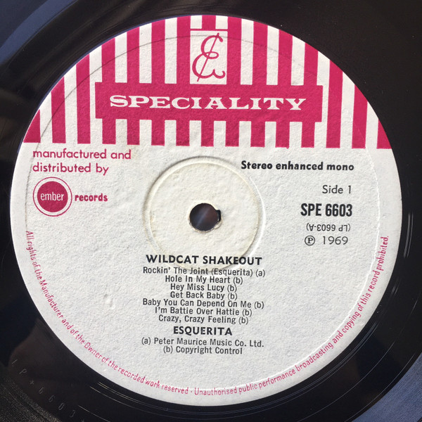 Esquerita - Wildcat Shakeout | Speciality (SPE 6603) - 3 Esquerita - Wildcat Shakeout | Speciality (SPE 6603) - 3