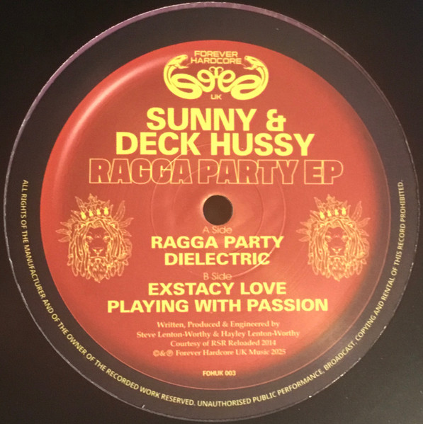 Sunny & Deck Hussy - Ragga Party EP | Forever Hardcore UK (FOHUK003)