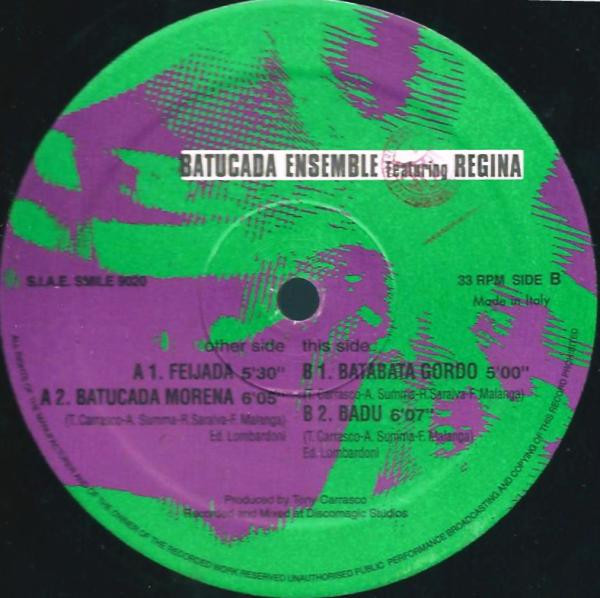 Batucada Featuring Regina - Ensemble E.P. | Smile Production (SMILE 9020)