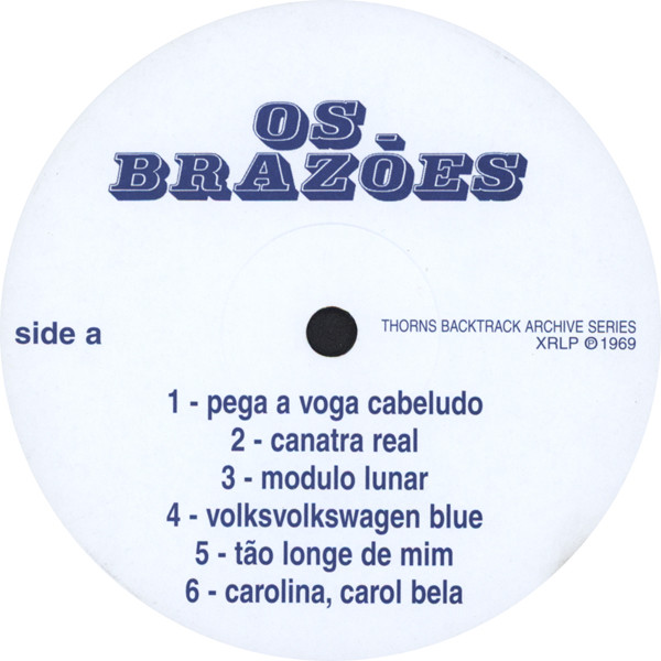 Os Brazões - Os Brazões | Thorns Backtrack Archive Series (XRLP 53 33) - 3