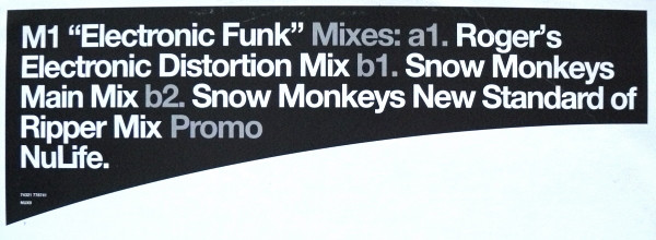 M1 - Electronic Funk | NuLife (NUX9) - main