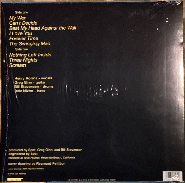 Black Flag - My War | SST Records (SST 023) - 2