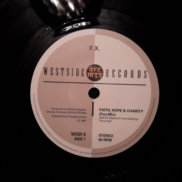 FX - Faith, Hope & Charity | Westside Records (WSR 5) - 3