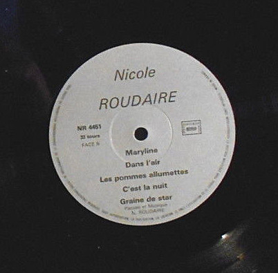 Nicole Roudaire - Le Nez En L'air | Not On Label (Nicole Roudaire Self-released) (NR 4451) - 3