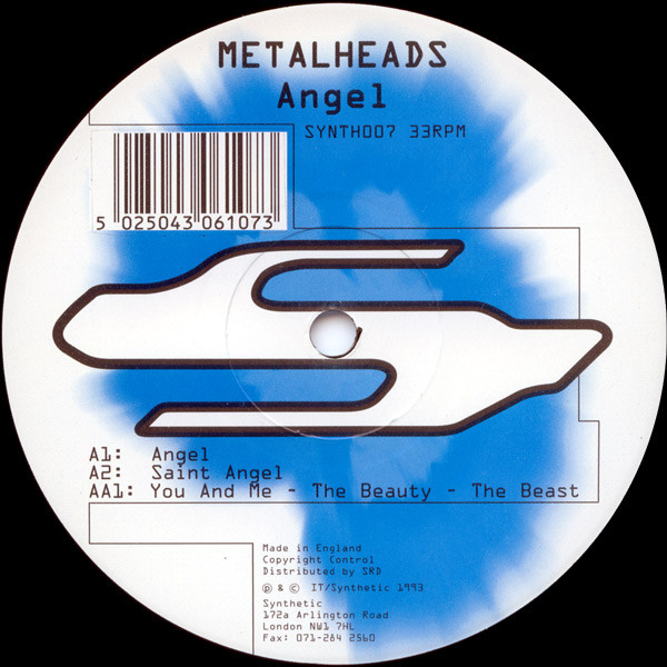 Metalheads - Angel | Synthetic Records (SYNTH007) - 2 Metalheads - Angel | Synthetic Records (SYNTH007) - 2
