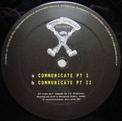 Chris Simmonds - Communicate | Cross Section Records (CS142)
