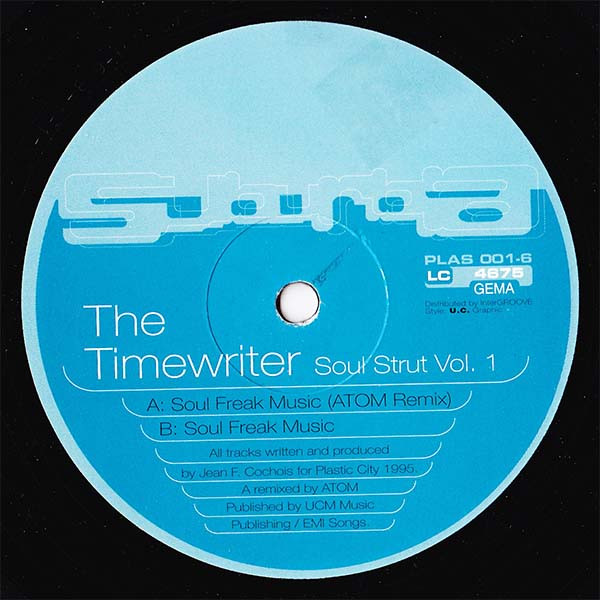 The Timewriter - Soul Strut Vol. 1 | Plastic City Suburbia (PLAS 001-6) - main The Timewriter - Soul Strut Vol. 1 | Plastic City Suburbia (PLAS 001-6) - main