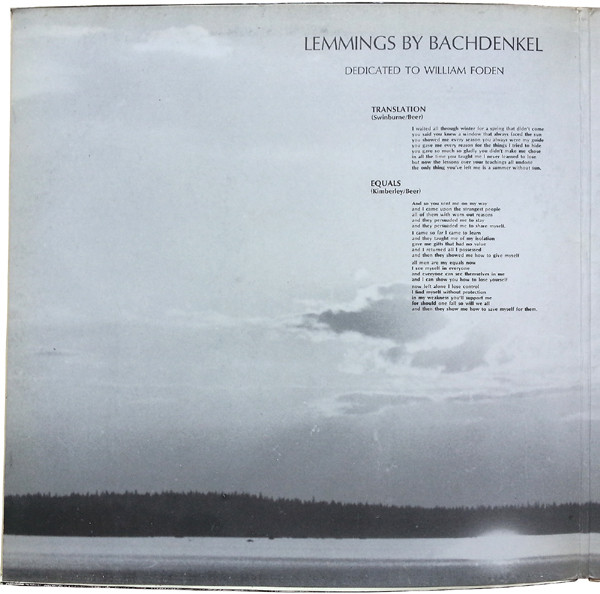 Bachdenkel - Lemmings | Philips (6325 024) - 2