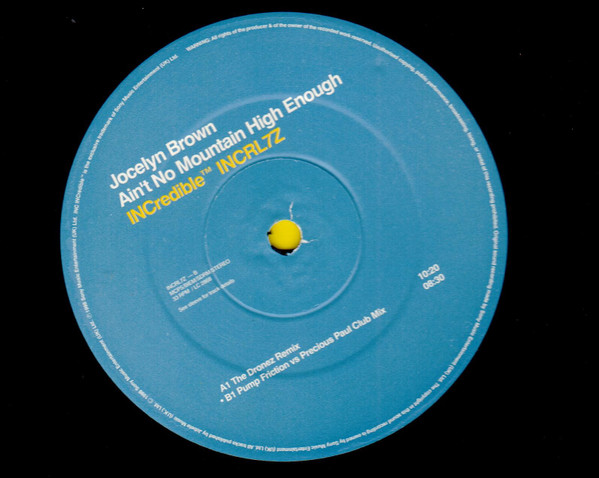 Jocelyn Brown - Ain't No Mountain High Enough | INCredible (INCRL7PZ)