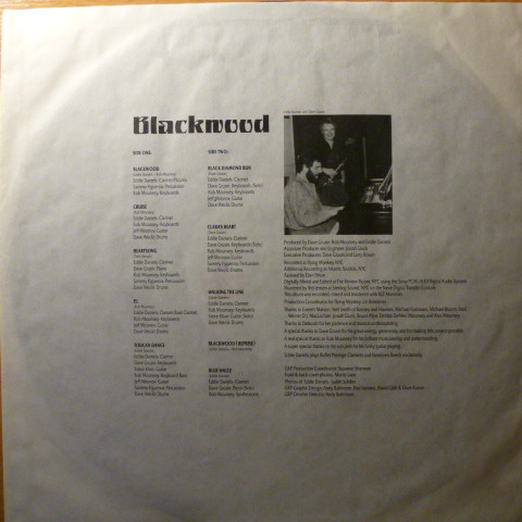 Eddie Daniels - Blackwood | GRP (GR-9584) - 4