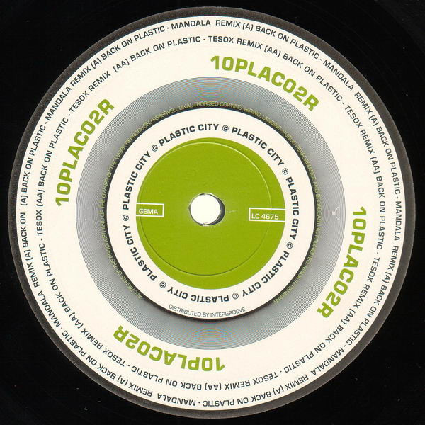 AWeX - Back On Plastic (Remixes) | Plastic City (10PLAC02R)