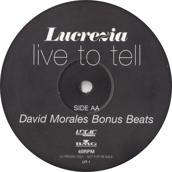 Lucrezia - Live To Tell | Logic Records (LTT 1) - 2