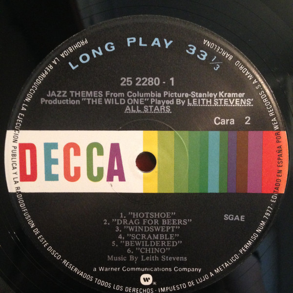 Leith Stevens' All Stars - Jazz Themes From The Wild One | Decca (DL 8349) - 4