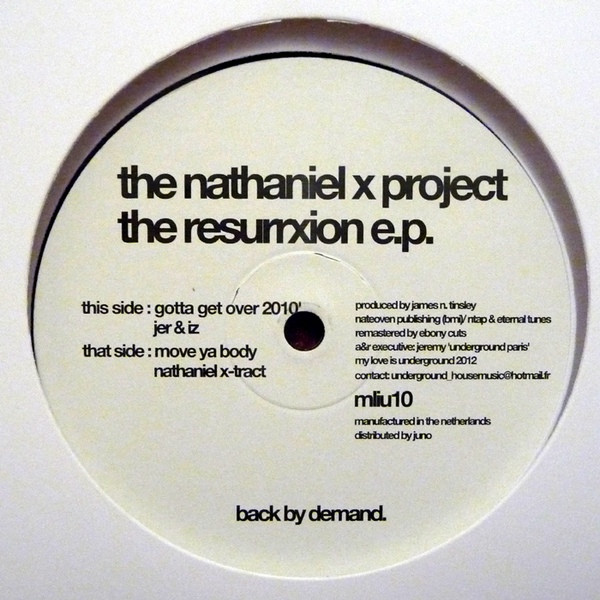 The Nathaniel X Project - The Resurrxion E.P. | My Love Is Underground (mliu10) - main