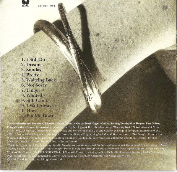 The Cranberries - Everybody Else Is Doing It, So Why Can't We? | Island Records (314-514 156-2) - 4 The Cranberries - Everybody Else Is Doing It, So Why Can't We? | Island Records (314-514 156-2) - 4