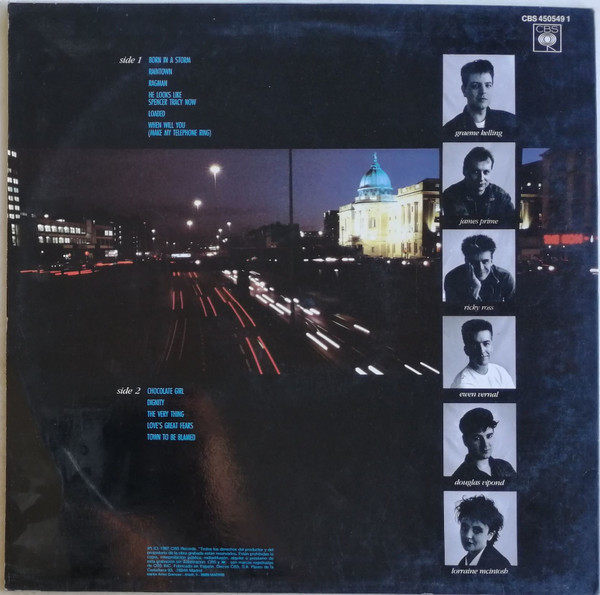 Deacon Blue - Raintown | CBS (CBS 450549 1) - 2