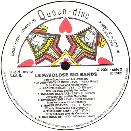 Various - Le Favolose Big Bands | Queen-disc (Q-2001) - 3 Various - Le Favolose Big Bands | Queen-disc (Q-2001) - 3