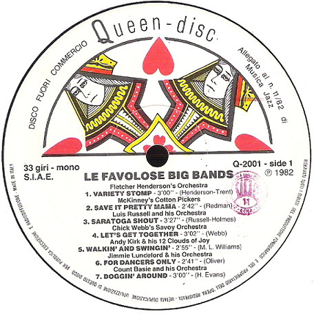 Various - Le Favolose Big Bands | Queen-disc (Q-2001) - 2 Various - Le Favolose Big Bands | Queen-disc (Q-2001) - 2