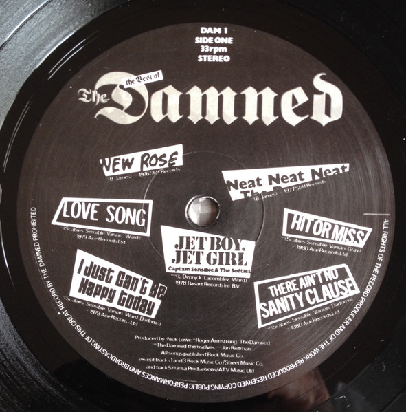 The Damned - Another Great Record From The Damned: The Best Of The Damned | Ace (DAM 1) - 3 The Damned - Another Great Record From The Damned: The Best Of The Damned | Ace (DAM 1) - 3