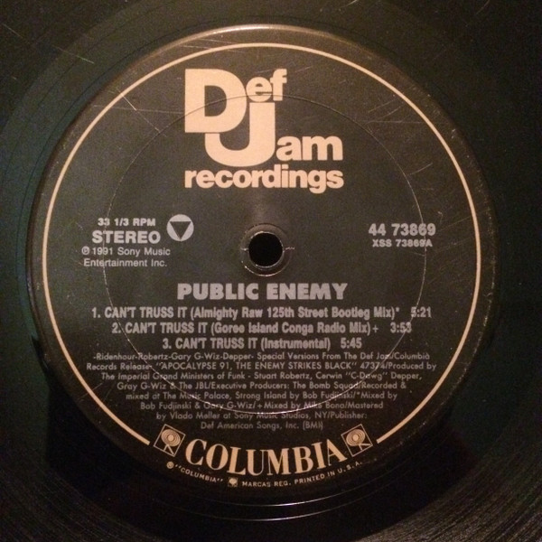Public Enemy - Can't Truss It | Def Jam Recordings (44-73869) - 3