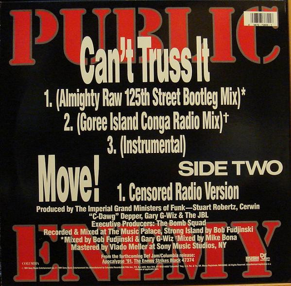 Public Enemy - Can't Truss It | Def Jam Recordings (44-73869) - 2
