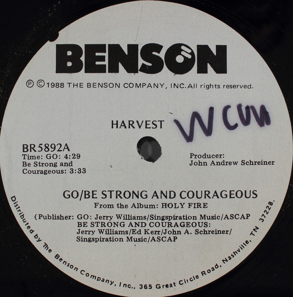 Harvest - Go / Be Strong And Courageous / What You Always Wanted To Know About Harvest | Benson (BR 5892) Harvest - Go / Be Strong And Courageous / What You Always Wanted To Know About Harvest | Benson (BR 5892)