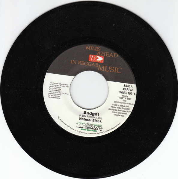 Natural Black - Budget | VP Records (BYMG 1021)