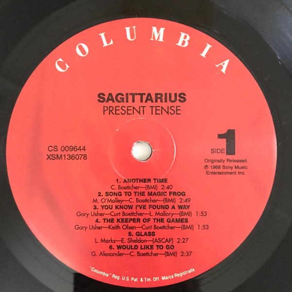 Sagittarius - Present Tense | Columbia (CS 9644) - 3