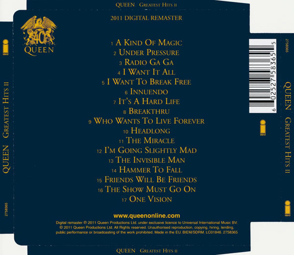 Queen - Greatest Hits II | Island Records (2758365) - 2