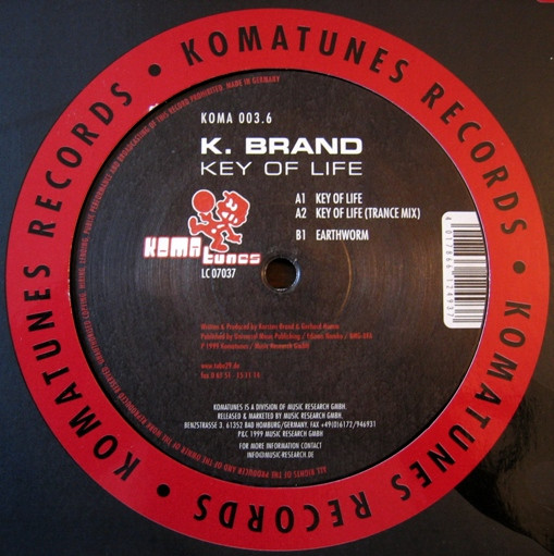 K. Brand - Key Of Life | Komatunes (KOMA 003.6) - main