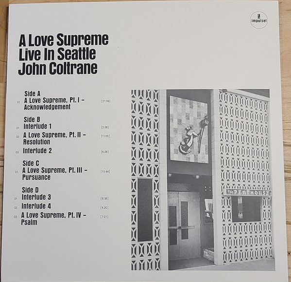 John Coltrane - A Love Supreme: Live In Seattle | Impulse! (B0034291-01) - 3
