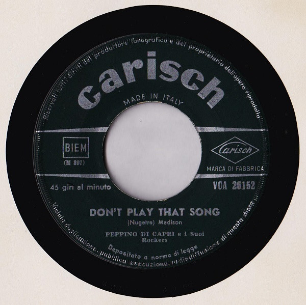 Peppino Di Capri - Addio Mondo Crudele | Carisch (VCA 26152) - 4 Peppino Di Capri - Addio Mondo Crudele | Carisch (VCA 26152) - 4