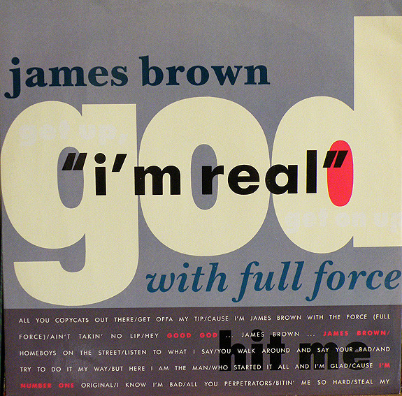 James Brown With Full Force - I'm Real | Scotti Bros. Records (JSBX 1) - main
