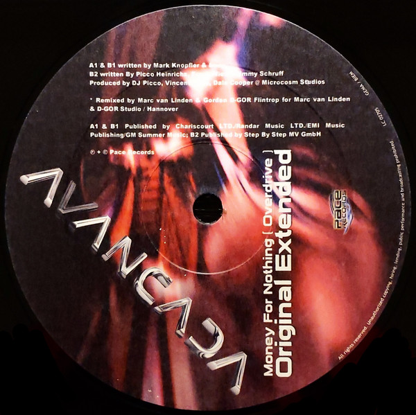 Avancada - Money For Nothing (Overdrive) | Pace Records (PACE 008)
