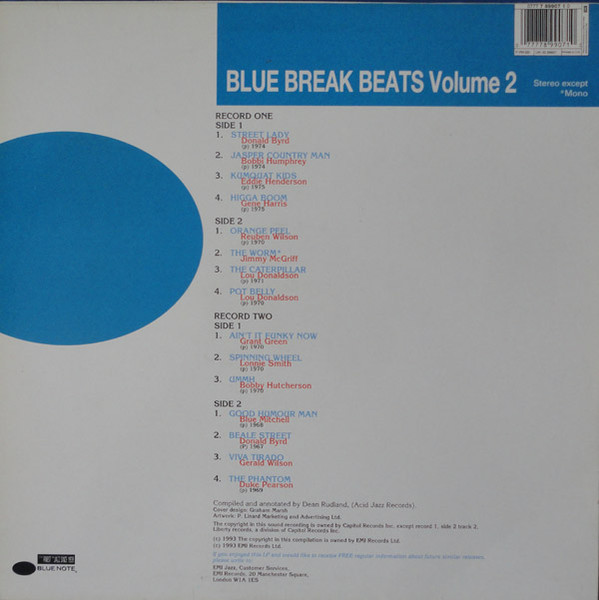 Various - Blue Break Beats Volume Two | Blue Note (B1-89907) - 2