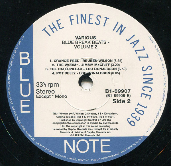 Various - Blue Break Beats Volume Two | Blue Note (B1-89907) - 4