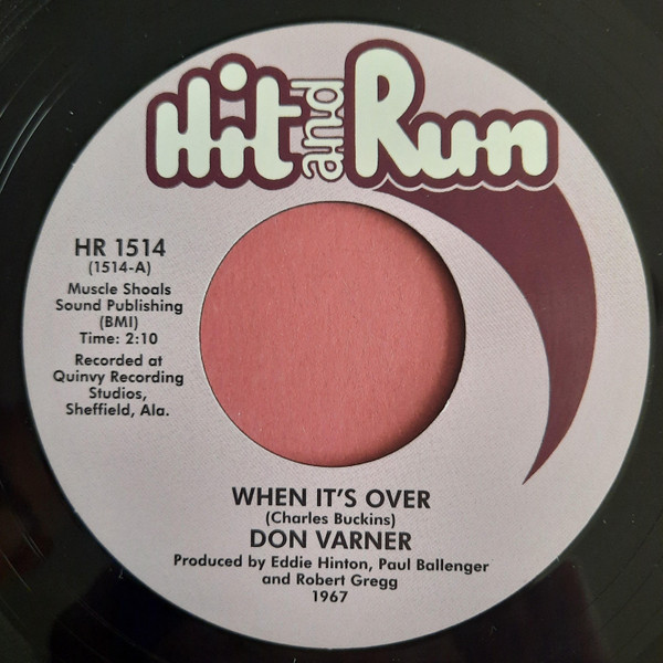 Don Varner - When It's Over | Hit And Run (HR 1514)