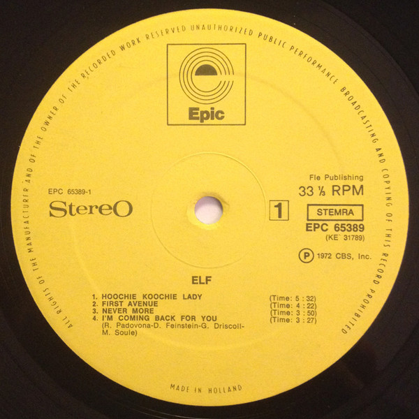 Elf - Elf | Epic (EPC S 65389) - 3