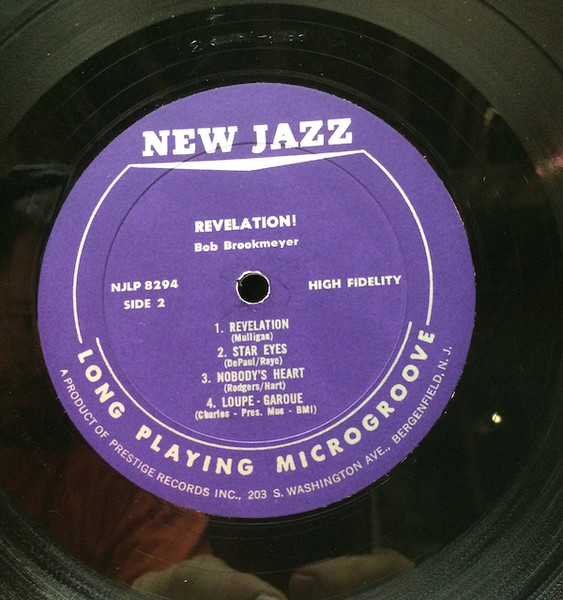 Bob Brookmeyer With Teddy Charles And Jimmy Raney - Revelation! | Prestige (NJ 8294) - 4