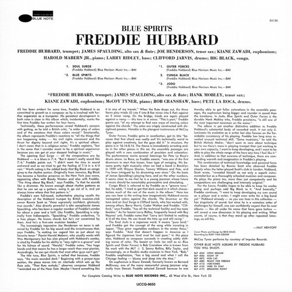 Freddie Hubbard - Blue Spirits | Blue Note (UCCQ-9650) - 4