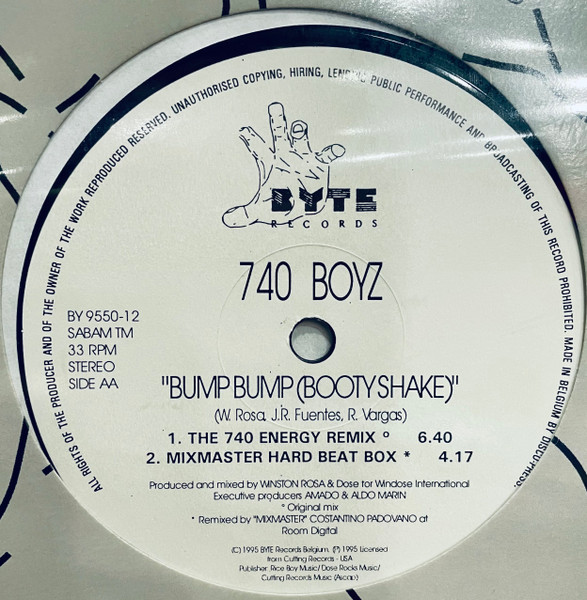 740 Boyz - Bump Bump (Booty Shake) | Byte Records (BY 9550-12)