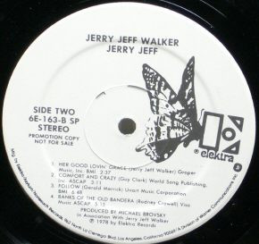 Jerry Jeff Walker - Jerry Jeff | Elektra (6E-163) - 4