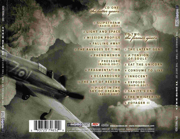 Threshold - The Ravages Of Time - The Best Of CD | Inside Out Music (IOMCD 287) - 2 Threshold - The Ravages Of Time - The Best Of CD | Inside Out Music (IOMCD 287) - 2